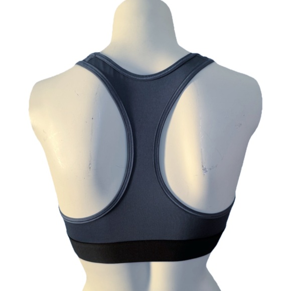 Victoria’s Secret VICTORIA SPORT Bra Women’s M Gray / Black Racerback Logo - Picture 2 of 6